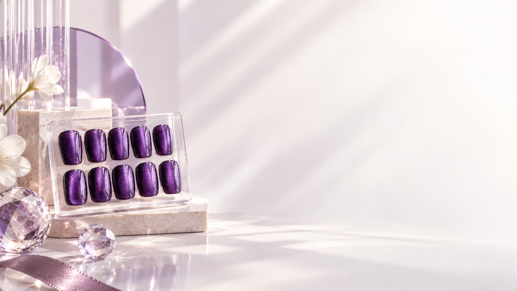 Press-on nail sets prepared for a small wholesale test